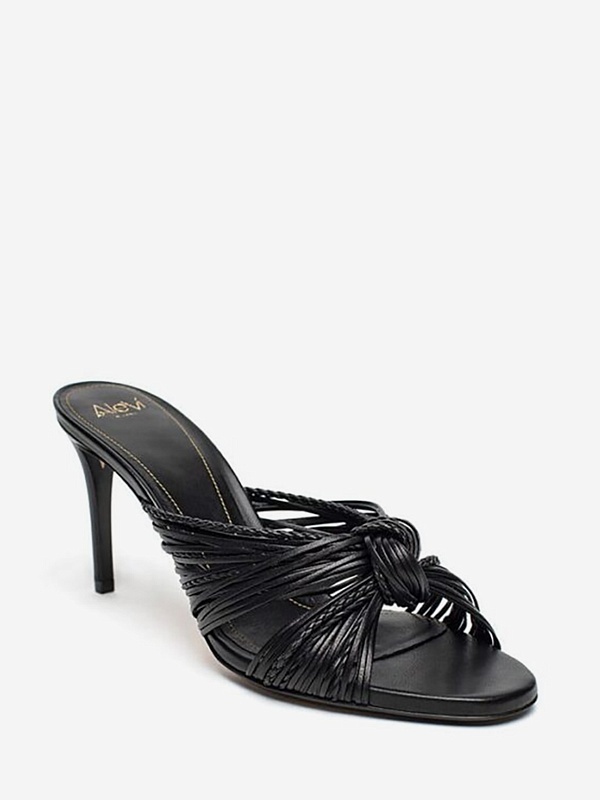 Мюли (каблук) жен Alevi L25SC015.O.1204997 black - 2