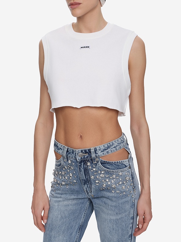 Топ жен Ksubi WPS26TA003 white - 2