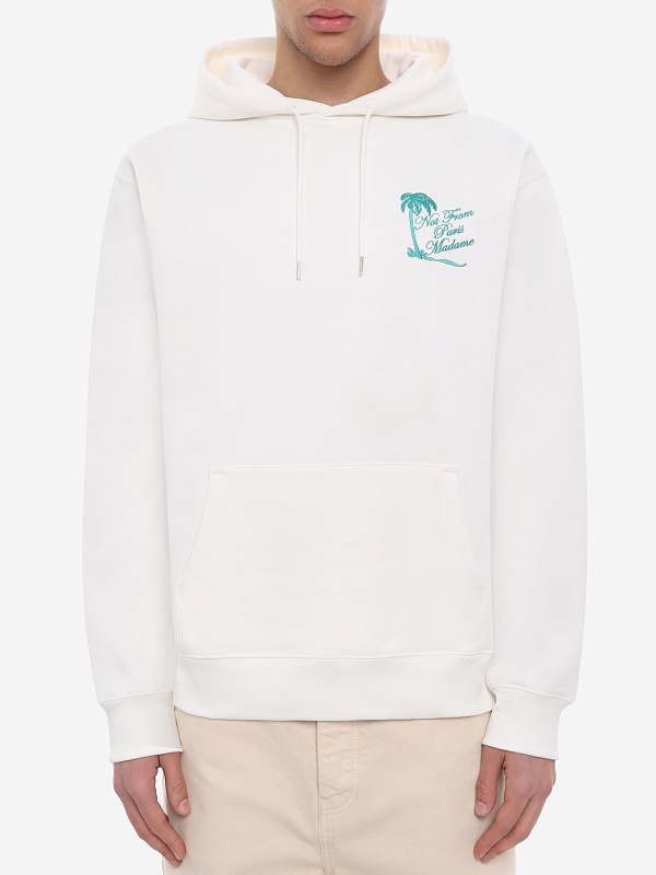 Худи муж Drôle de Monsieur K-HO204-CO127-OW OFF WHITE - 3