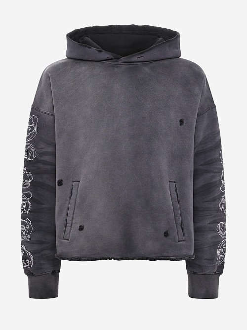 Худи муж PURPLE M4104-HFBG425 BLACK - 0