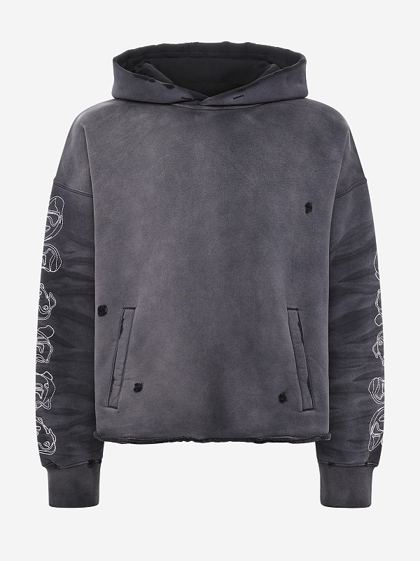 Худи муж PURPLE M4104-HFBG425 BLACK - 6