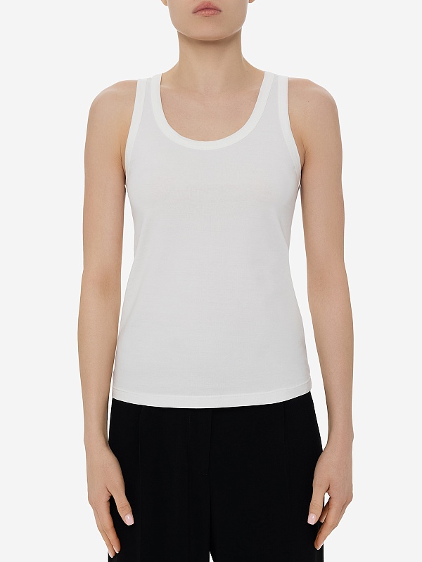 Топ жен Officine Generale S24WTEE221 WHITE - 3