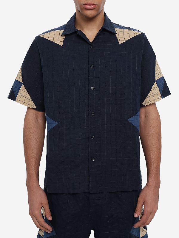 Рубашка муж A.P.C. COHOP-H12654 IAI INDIGO - 3