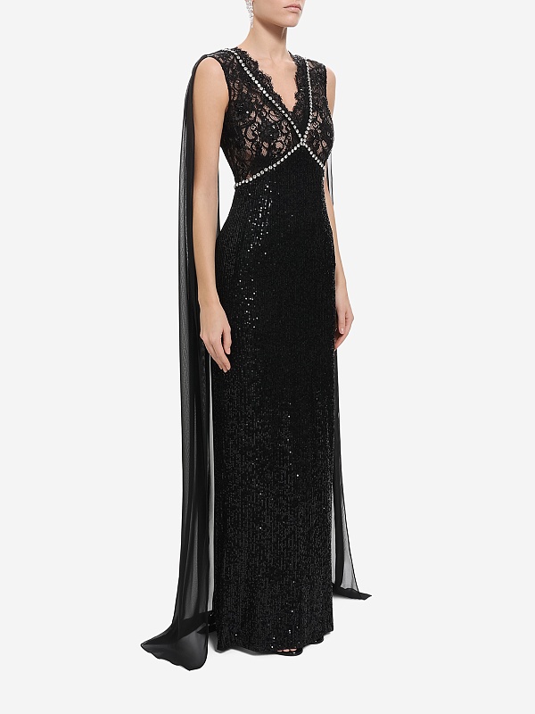 Платье жен Nissa RS16101 black - 2