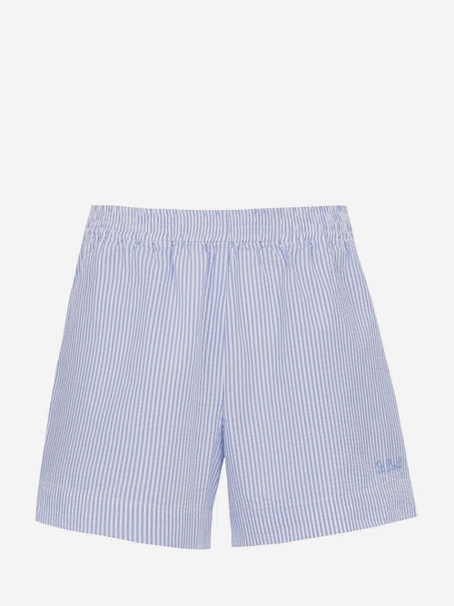 Шорты жен MC2 Saint Barth MEA002 03864H POPELINE SB BEACH STRIPES V 31 EMB - 0