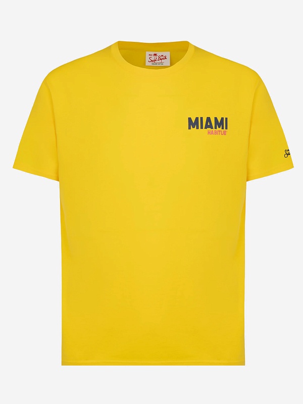 Футболка муж MC2 Saint Barth TSHM001 02622H MIAMI POSTCARD 91 - 4