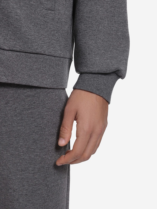 Толстовка на молнии муж Woolrich CFWOSW2001MRUT5195 CHARCOAL MELANGE - 5