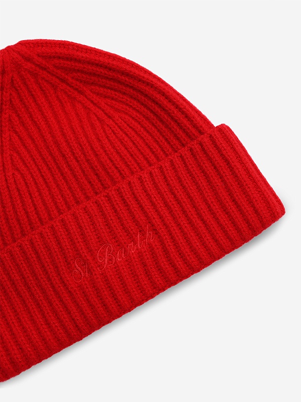 Шапка жен MC2 Saint Barth MOS0004 00025I VELVET 41 RED - 2