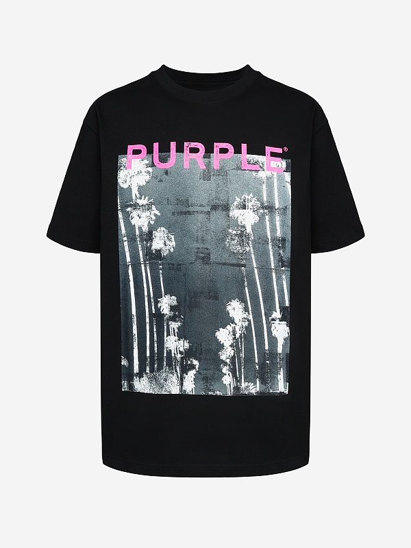 Футболка муж PURPLE P117-HBDC226 BLACK - 0
