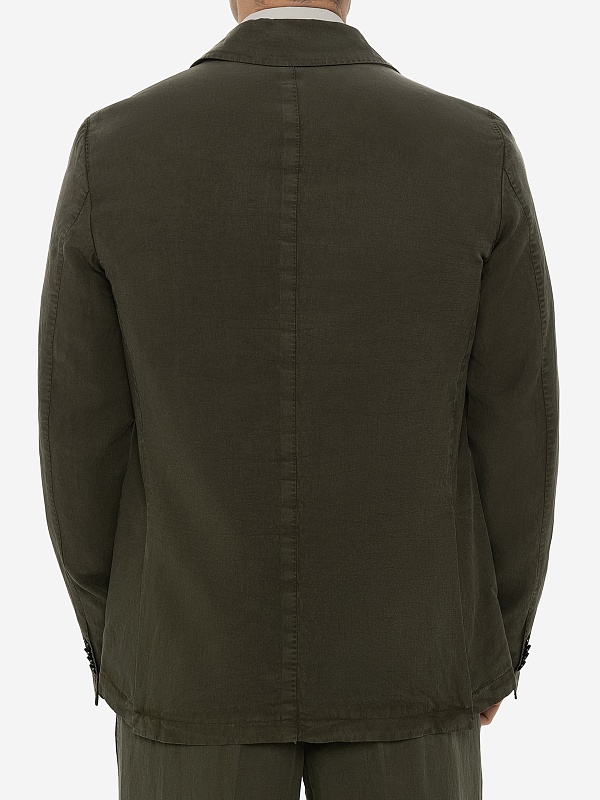 Пиджак муж Officine Generale S24MTLG402PRE OLIVE NIGHT - 4
