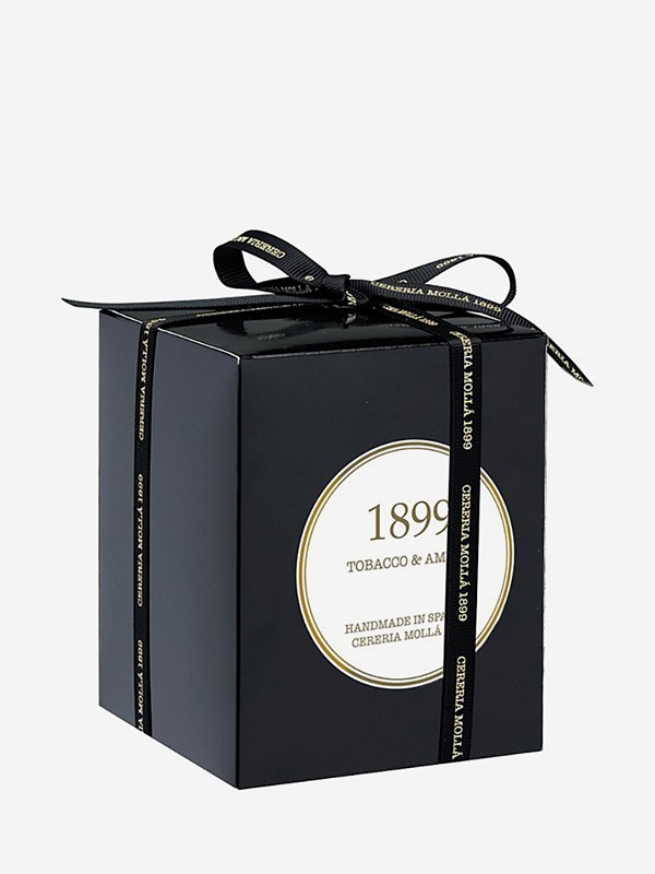 Свеча унисекс Cereria Molla 1899 6660 GOLD EDITION Tobacco & Amber 230г - 1
