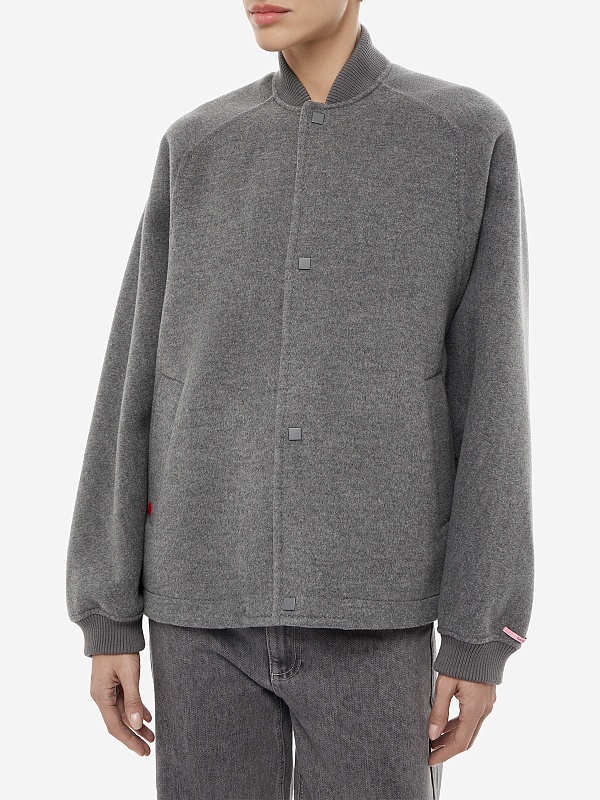 Бомбер жен MAX&CO 2626086043200 006 MELANGE GREY DOUBLE - 4