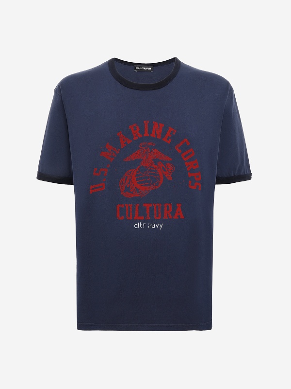 Футболка муж CULTURA S26TE02JE80 blue - 0