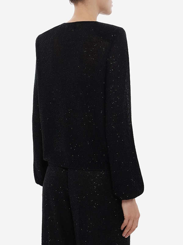 Кардиган жен Burka kn26-k003 Черный - 4