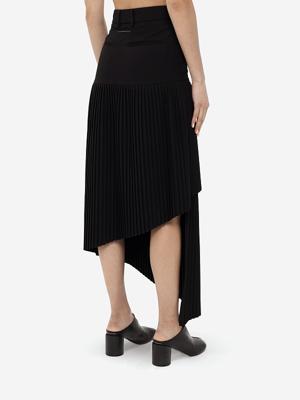 Юбка жен MM6 S52MI0011 S76435 900 - 4