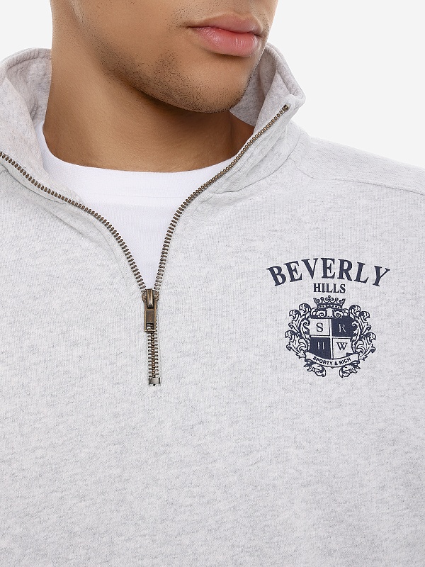 Толстовка муж Sporty & Rich ST09364256GY03 Heather Gray - 5