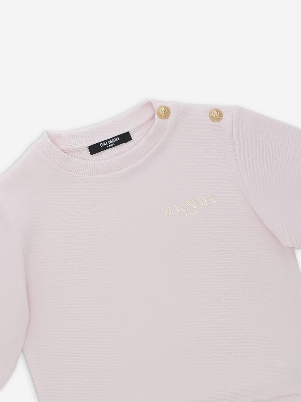Толстовка дев Balmain BX4530 Z3183 500OR - 2