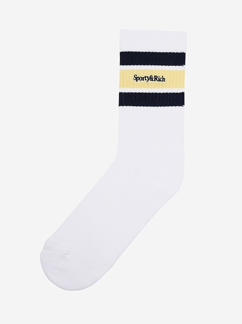 Носки жен Sporty & Rich AC00476300WH92 White/navy/almond Navy - 0