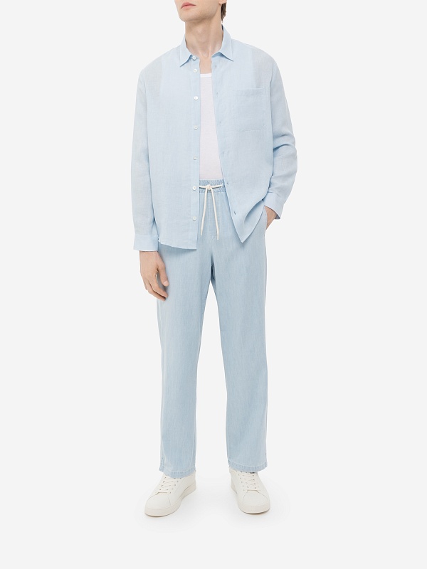 Рубашка муж A.P.C. LIAEK-H12545 IAB LIGHT BLUE - 2