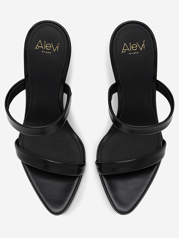 Мюли (танкетка) жен Alevi L24SC013.S.0777997 Black - 3