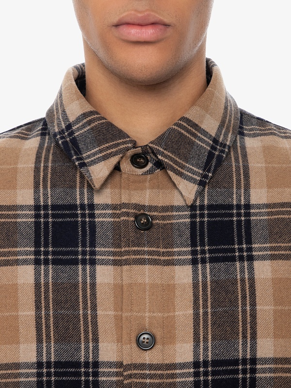 Рубашка муж A.P.C. WOARF-H02884 IAK DARK NAVY - 4