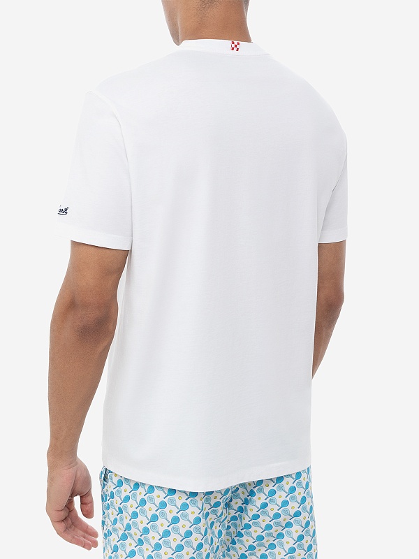 Футболка муж MC2 Saint Barth POT0001 02385H TENNIS LOGO ROUND 01N - 2