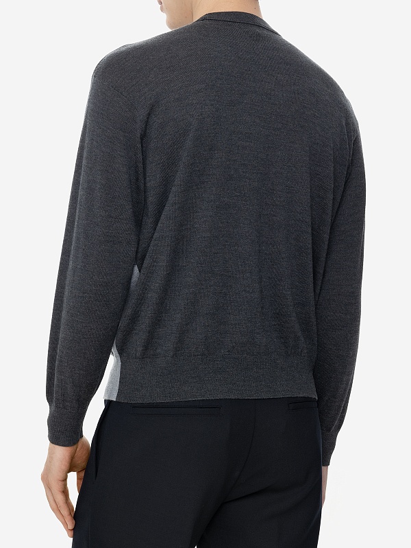 Свитер муж Emporio Armani 6D1MXM 1MKBZ F603 F.GREY MELANGE - 4