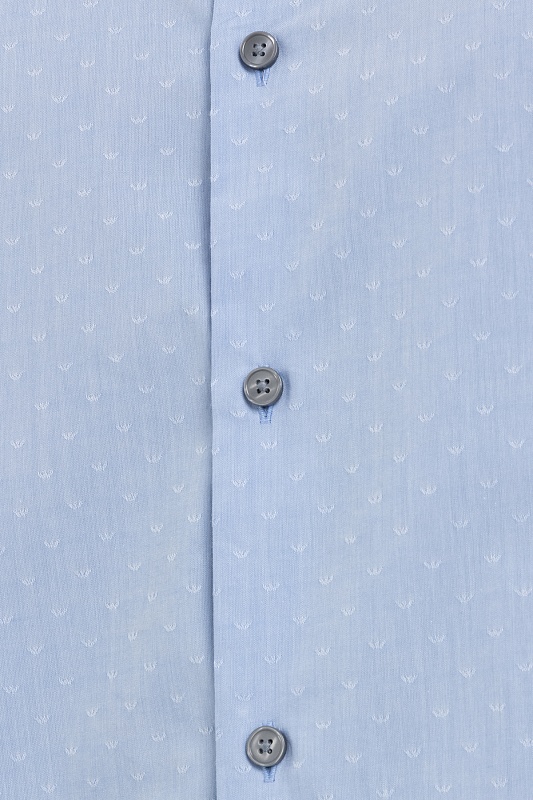 Рубашка муж Emporio Armani EM001537 AF14341 F9061 LIGHT BLUE SMALL EAGLE LOGO - 4