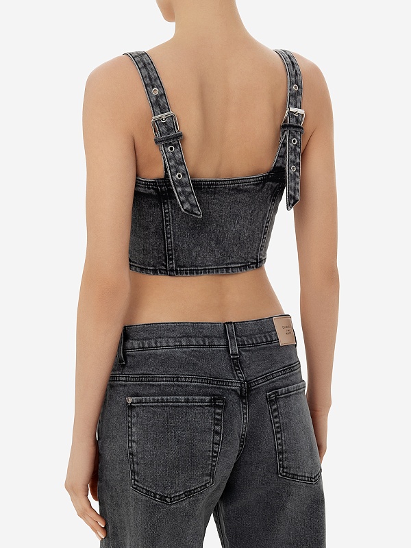 Топ жен 7 For All Mankind JSCPA200NM GREY - 4