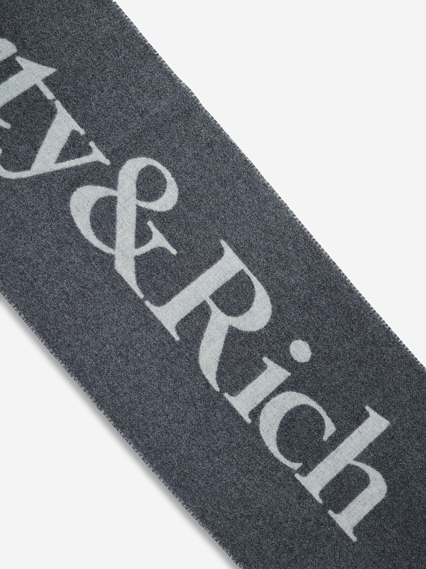 Шарф муж Sporty & Rich AC05262300GY16 Gray - 2