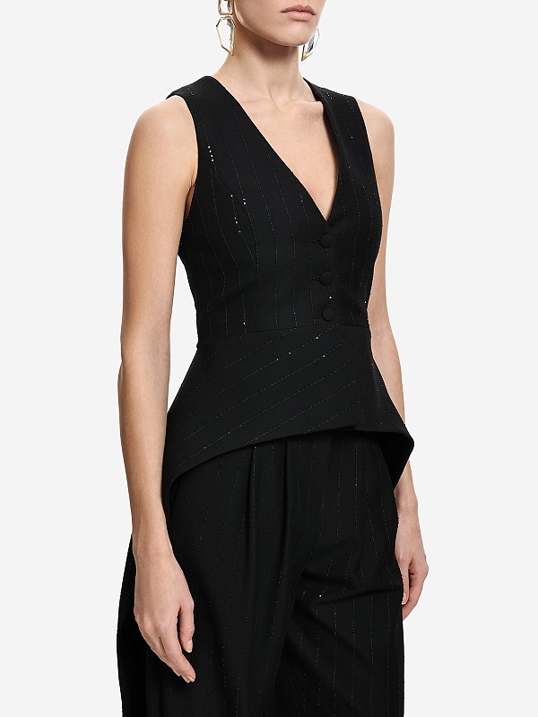 Жилет жен Nissa VS1348 black - 4