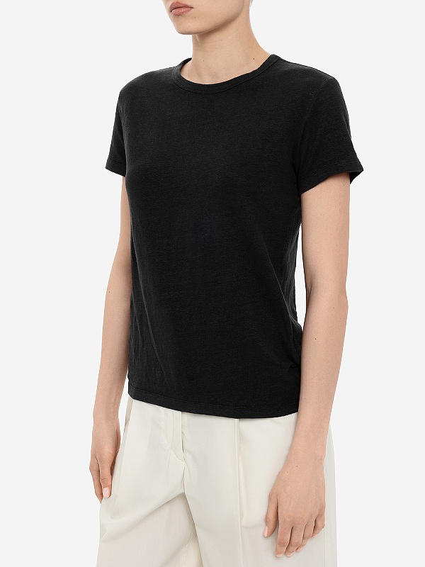 Футболка жен Officine Generale S24WTEE207 BLACK - 3