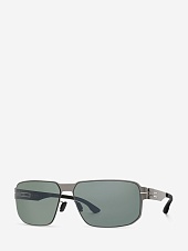 Солнцезащитные очки Ic Berlin IB I See 2024 Shiny Graphite Dark Green Green Polarized Donnerst 63 13