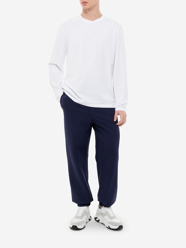 Футболка с длинным рукавом муж 7 For All Mankind JSPM2370WH WHITE - 2