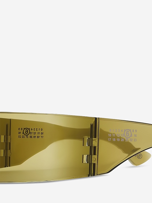 Солнцезащитные очки MM6 LUNETTE 6 H33 MARRON VERTES 138 110 - 3