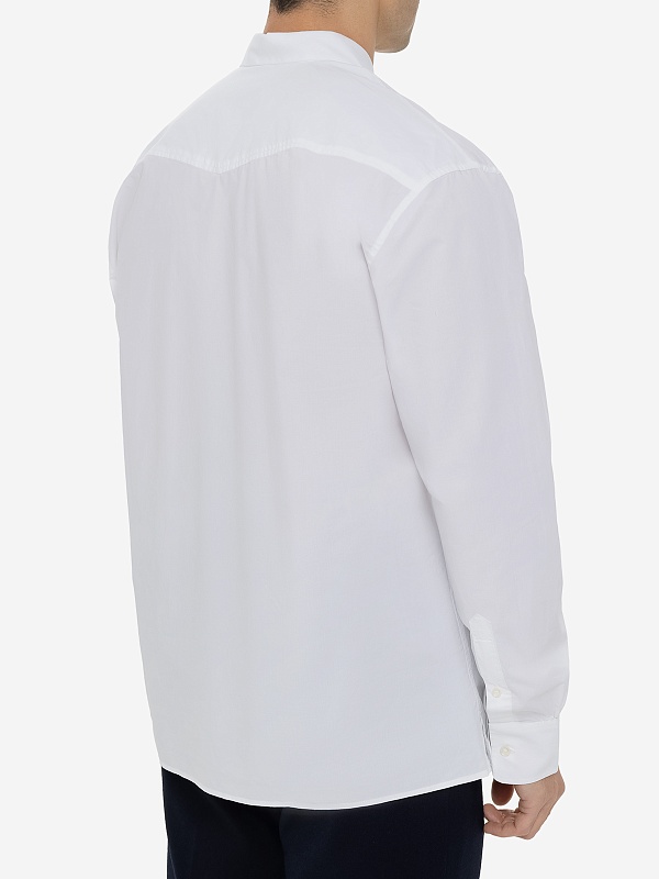 Рубашка муж Officine Generale W24MSHI005PRE WHITE - 4