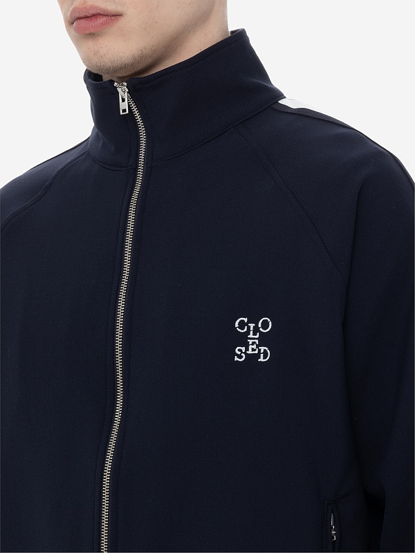 Толстовка на молнии муж Closed C85246-32D-22 568 DARK BLUE - 5