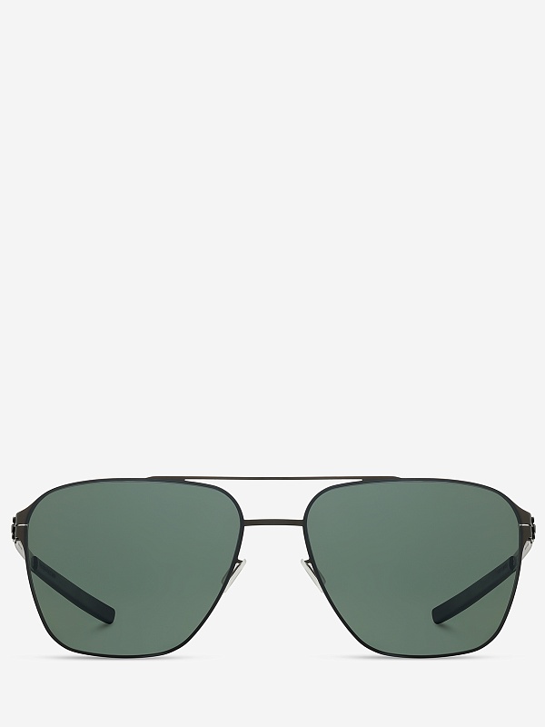 Ic Berlin IB Jonathan I Large Graphite Black Green Polarized Flex 59 18 145 - 1