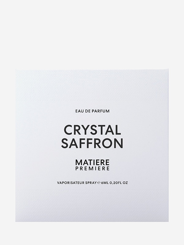 Парфюмерная вода унисекс MATIERE PREMIERE 3770007317889 CRYSTAL SAFFRON 6мл - 1