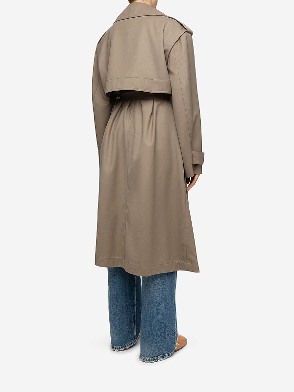 Плащ жен LVIR LV23F-CT02 BEIGE - 4