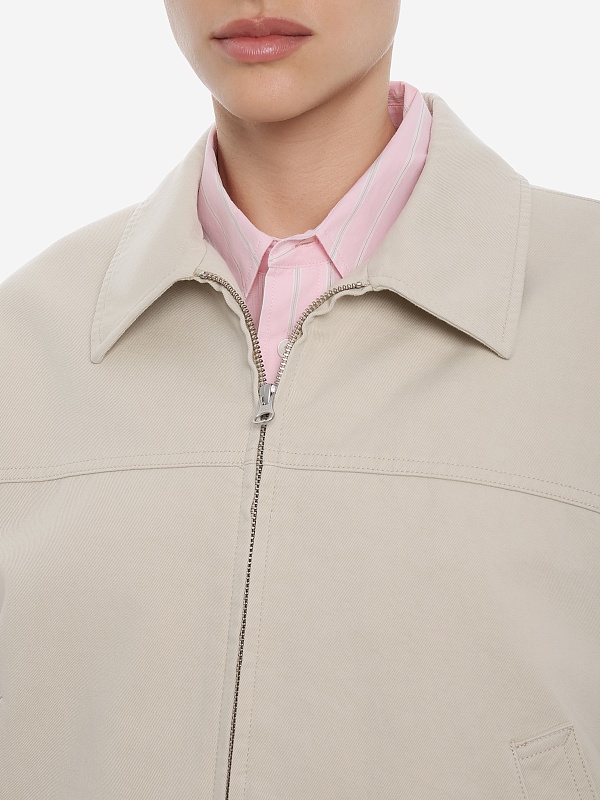 Бомбер жен DUNST UDJU6A109G1 SEA SALT GREY - 5