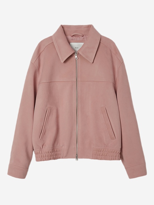 Бомбер жен DUNST UDJU6A107P1 SOFT PINK - 0