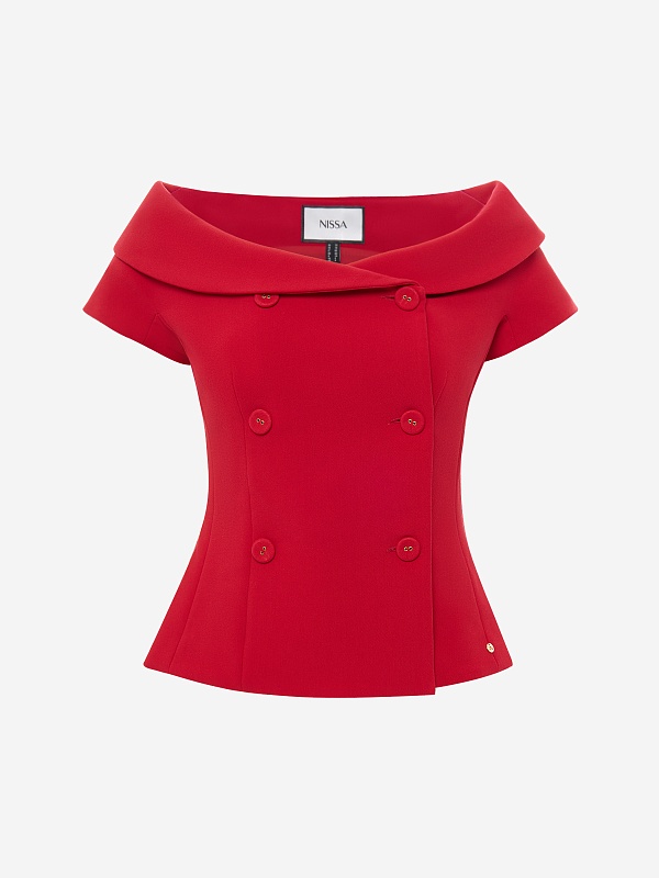 Жакет жен Nissa S1345 RED - 0