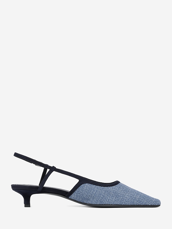 Слингбэки (каблук) жен Kennel & Schmenger 39100-288 jeans/ocean - 2