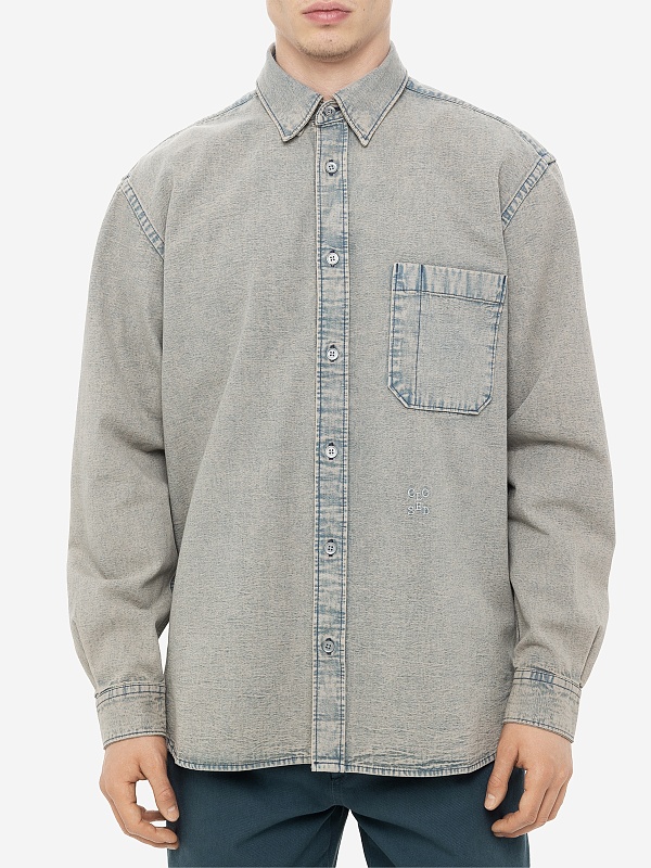 Рубашка муж Closed C84938-18N-03 LBL LIGHT BLUE - 3