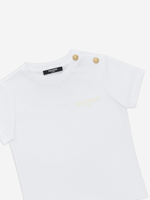 Футболка дев Balmain BX8521 Z3186 100OR - 2