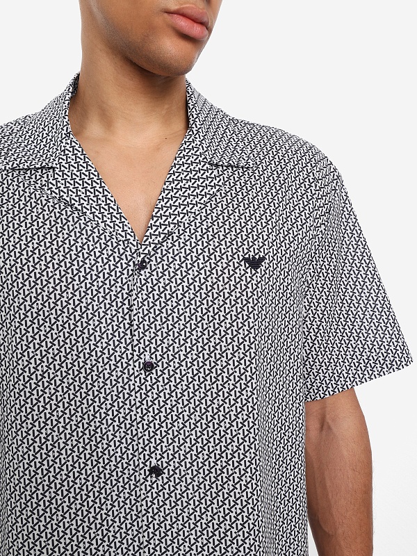 Рубашка муж Emporio Armani EM000593 AF20439 F0026 STICKS WHITE - 6