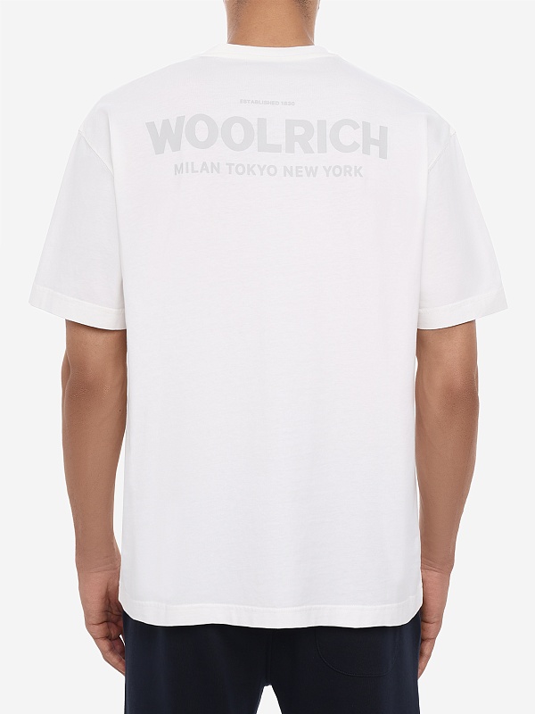 Футболка муж Woolrich CFWOTE2010MRUT5334 ARCTIC WHITE - 4