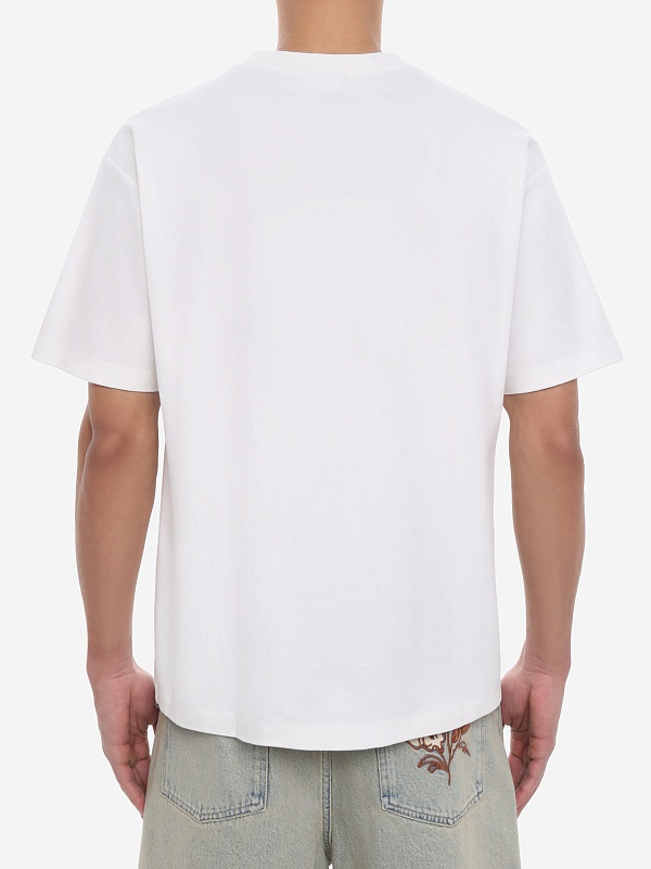 Футболка муж Drôle de Monsieur K-TS300-CO002-OW OFF WHITE - 4