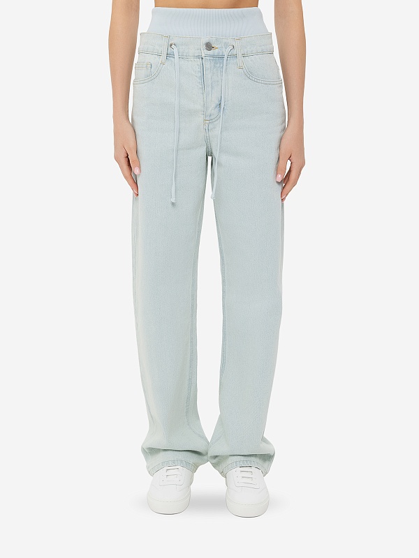 Джинсы жен Yuzefi YUZRS25-RW-TR01-43 LIGHT BLUE - 3